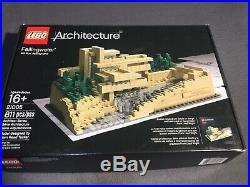 LEGO 21005 Architecture Fallingwater Frank Lloyd Wright with Manual and Box