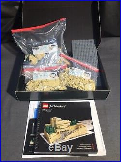 LEGO 21005 Architecture Fallingwater Frank Lloyd Wright with Manual and Box