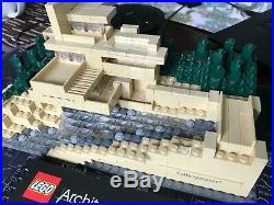 LEGO 21005 Frank Lloyd Wright Architecture Fallingwater Used clean manual