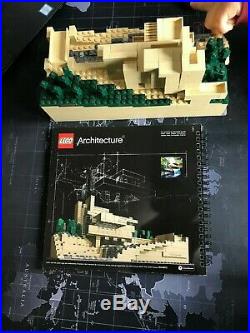 LEGO 21005 Frank Lloyd Wright Architecture Fallingwater Used clean manual