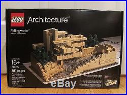 LEGO ARCHITECTURE 21010 Robbie House & 21005 Fallingwater Frank Lloyd Wright NEW
