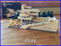 LEGO ARCHITECTURE Fallingwater (21005) Complete withmanual Frank Lloyd Wright EUC