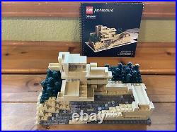 LEGO ARCHITECTURE Fallingwater (21005) Complete withmanual Frank Lloyd Wright EUC