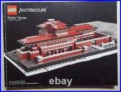 LEGO ARCHITECTURE Robie House 21010 COMPLETE Frank Lloyd Wright Chicago 2011 ART