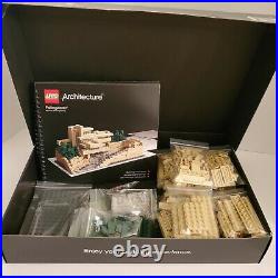 LEGO Architect FALLINGWATER Frank Lloyd Wright preowned 100% complete withbox