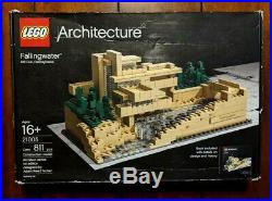LEGO Architecture Fallingwater 21005 Frank Lloyd Wright 100% Complete