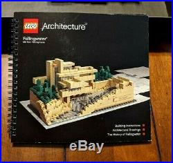 LEGO Architecture Fallingwater 21005 Frank Lloyd Wright 100% Complete