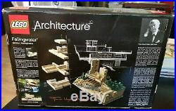 LEGO Architecture Fallingwater 21005 Frank Lloyd Wright Factory Sealed RARE 2009