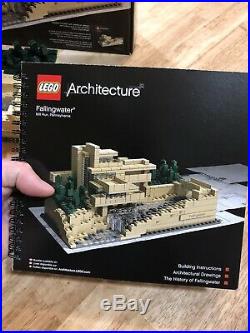 LEGO Architecture Fallingwater 21005 Frank Lloyd Wright In Box Complete! Rare