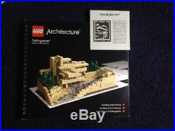 LEGO Architecture Fallingwater (21005) Frank Lloyd Wright- retired -complete