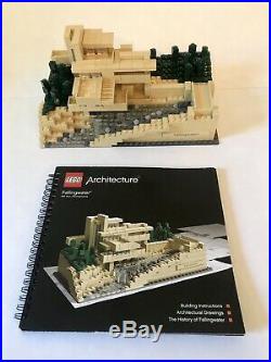 LEGO Architecture Fallingwater 21005 Retired Complete Manual Frank Lloyd Wright
