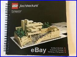 LEGO Architecture Fallingwater 21005 Retired Complete Manual Frank Lloyd Wright