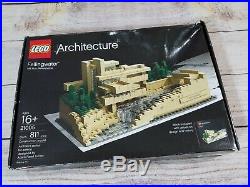 LEGO Architecture Frank Lloyd Wright Fallingwater 21005 Slightly Used Complete