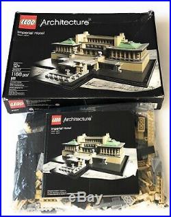 LEGO Architecture Imperial Hotel 21017 Frank Lloyd Wright Complete with Box Manual
