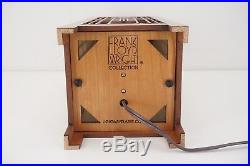 LIGHTWAVE LASER Frank Lloyd Wright Collection Teak MCM Midcentury Table Lamp