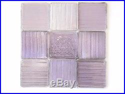 LOT (58) FRANK LLOYD WRIGHT Architectural Glass Prism Luxfer Flower Tile