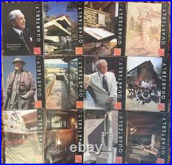 LOT of 31 FRANK LLOYD WRIGHT QUARTERLY MAGAZINE 1997 to 2013 Free Shipping