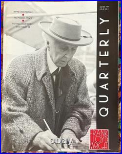 LOT of 31 FRANK LLOYD WRIGHT QUARTERLY MAGAZINE 1997 to 2013 Free Shipping