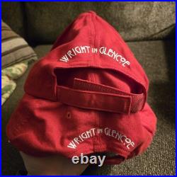 LOT x2 Vintage Frank Lloyd Wright'WING' Embroidered Hat Glencoe IL Baseball Cap