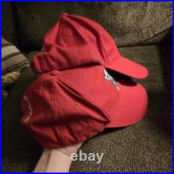LOT x2 Vintage Frank Lloyd Wright'WING' Embroidered Hat Glencoe IL Baseball Cap
