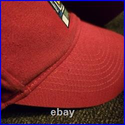 LOT x2 Vintage Frank Lloyd Wright'WING' Embroidered Hat Glencoe IL Baseball Cap