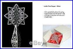 LUXFER PRISM Star TREE TOPPER 5.5 x 8.5 Christmas Ornament FRANK LLOYD WRIGHT