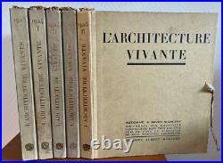 L'Architecture Vivante 1923 1924 1925 First Edition