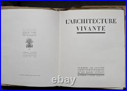 L'Architecture Vivante 1923 1924 1925 First Edition