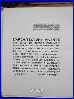 L'Architecture Vivante 1923 1924 1925 First Edition