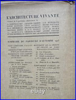 L'Architecture Vivante 1923 1924 1925 First Edition