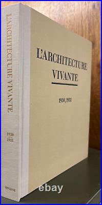 L'Architecture Vivante 1930, 1931