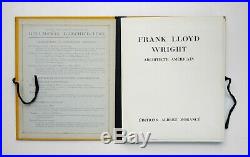 L' Architecture Vivante FRANK LLOYD WRIGHT 1930 originale bauhaus