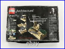 Lego 21005 Architecture Fallingwater, Frank LLoyd Wright, 100% Complete withBox
