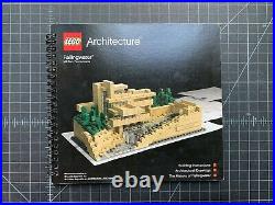 Lego 21005 Fallingwater Frank Lloyd Wright 100% Complete Manual Box Architecture