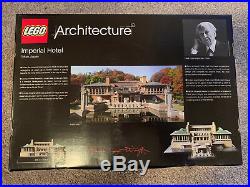 Lego 21017 Architecture Imperial Hotel Frank Lloyd Wright Brand New Sealed