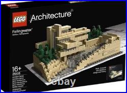 Lego Architecture 21005 Fallingwater Frank Lloyd Wright 100% Complete No Box