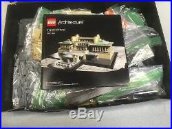 Lego Architecture 21017 COMPLETE Imperial Hotel with Box Frank Lloyd Wright