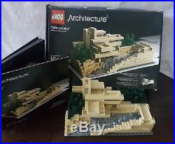 Lego Architecture Falling Water #21005. Frank Lloyd Wright! 100% Complete