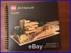 Lego Architecture Fallingwater 21005 Frank Lloyd Wright Complete Box Manual