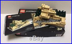 Lego Architecture Fallingwater 21005 Frank Lloyd Wright Complete Box Manual