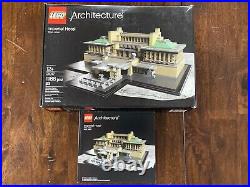 Lego Architecture Imperial Hotel Complete With Instructions 21017 Manual and Box