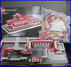 Lego Architecture Robie House 21010 Partial With Box & Manual -Frank Lloyd Wright