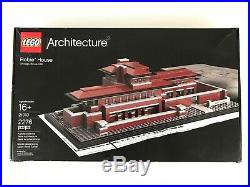 Lego Architecture Robie House Set 21010 Frank Lloyd Wright with Box & Manual