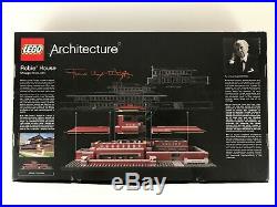 Lego Architecture Robie House Set 21010 Frank Lloyd Wright with Box & Manual