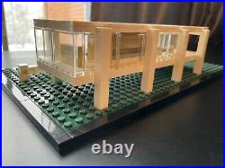 Lego Farnsworth House Frank Lloyd Wright (complete w box)
