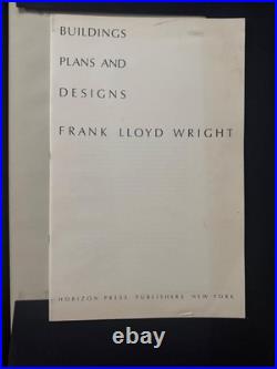 Limited Edition- Buildings Plans and Designs by frank lloyd wright