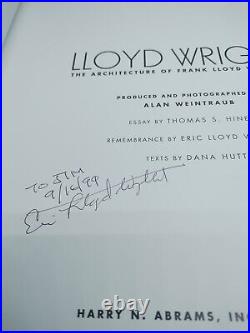 Lioyd Wright The Architecture Of Frank Loyd Wright By Alan Weintraub. Signed