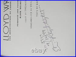 Lioyd Wright The Architecture Of Frank Loyd Wright By Alan Weintraub. Signed
