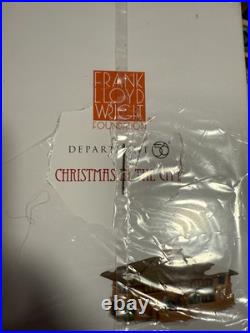 Lot Dept 56 Frank Lloyd Wright's Heurtley House 4054987 & Rare 4054988 Accessory