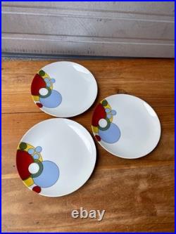 Lot of 3 Tiffany & Co. Frank Lloyd Wright CABARET Bread & Butter Plates 6 3/4